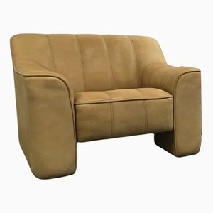 Cream Beige Brown Leather DS 44 Lounge Chair from de Sede-YXS-1155141