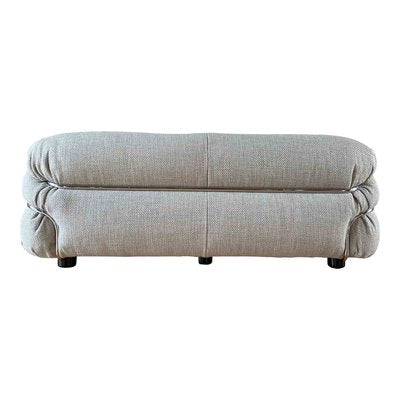 Cream Bouclé Sesann 2-Seat Sofa by Gianfranco Frattini for Cassina, 1973-RPH-889122