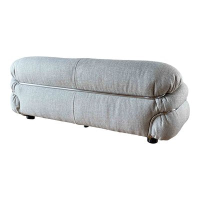 Cream Bouclé Sesann 2-Seat Sofa by Gianfranco Frattini for Cassina, 1973-RPH-889122