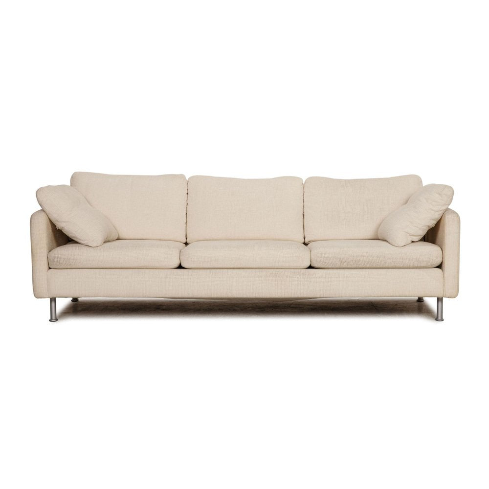 Cream Fabric 3-Seater Conseta Sofa from COR