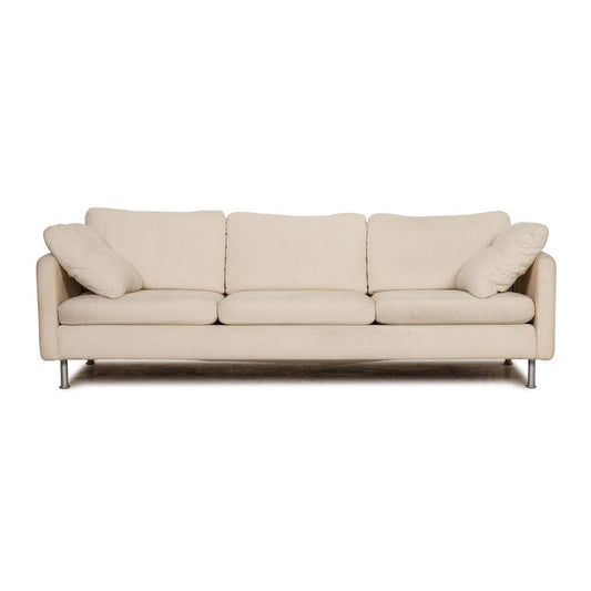 Cream Fabric 3-Seater Conseta Sofa from COR