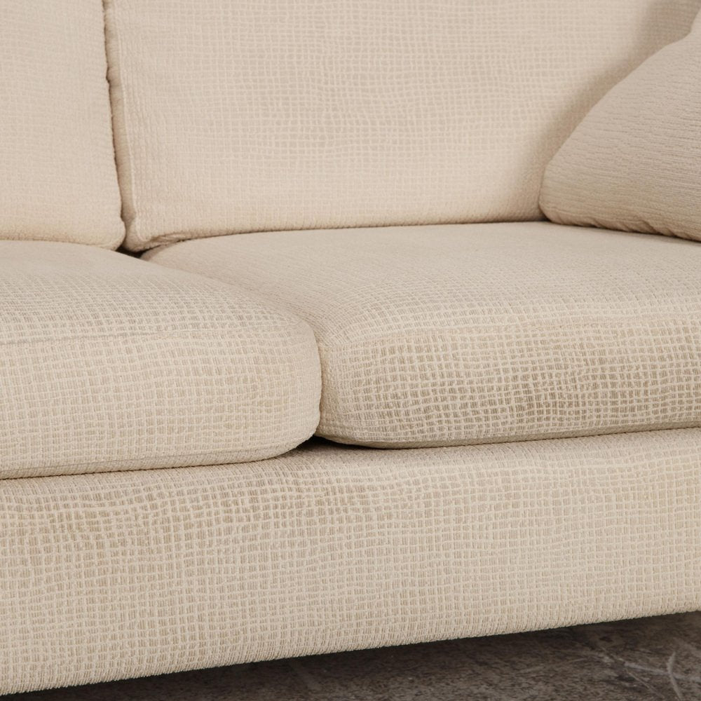 Cream Fabric 3-Seater Conseta Sofa from COR