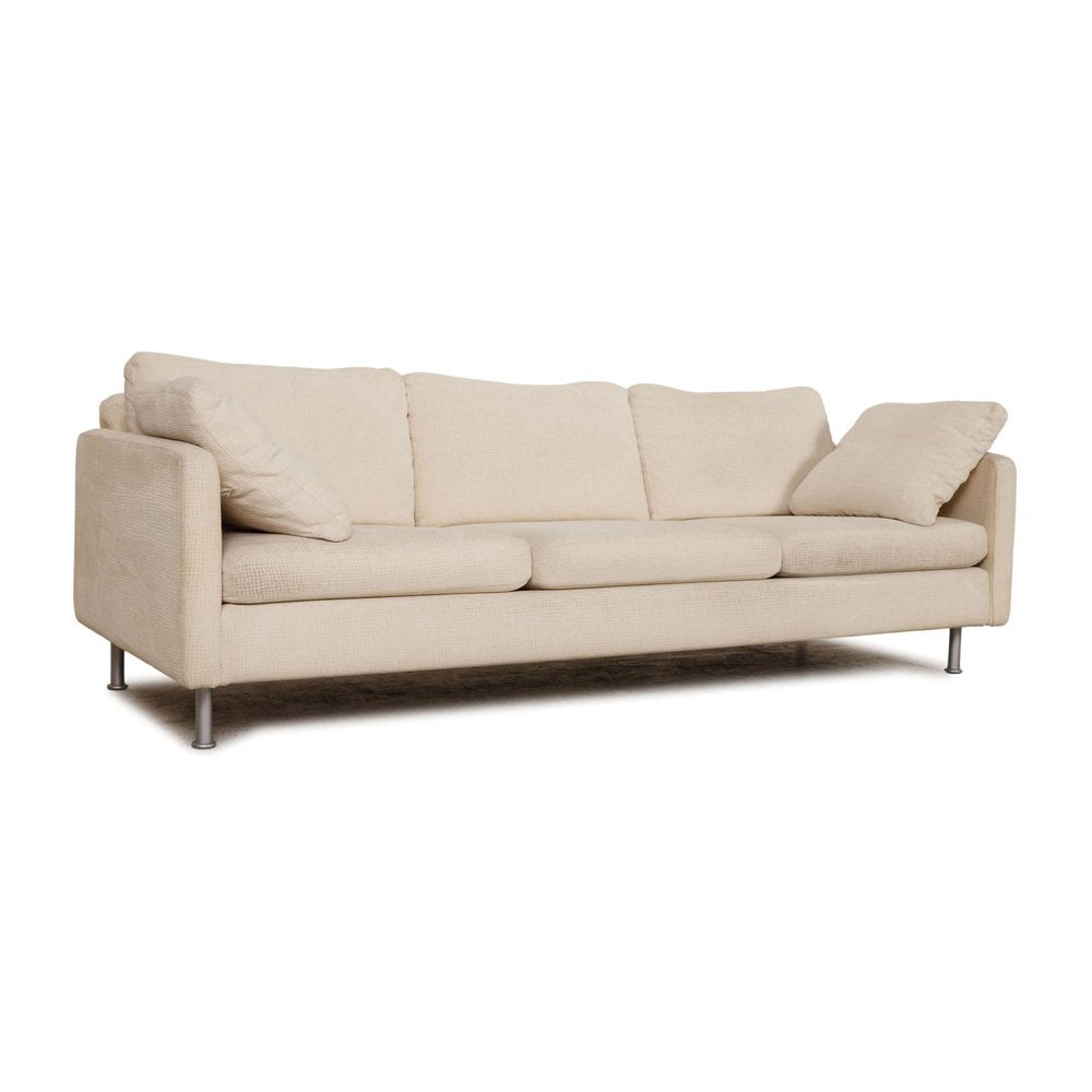 Cream Fabric 3-Seater Conseta Sofa from COR