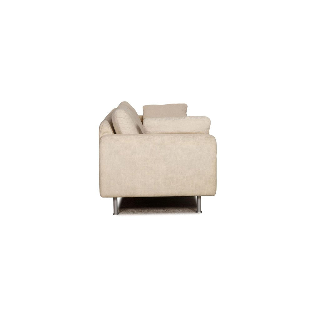 Cream Fabric 3-Seater Conseta Sofa from COR