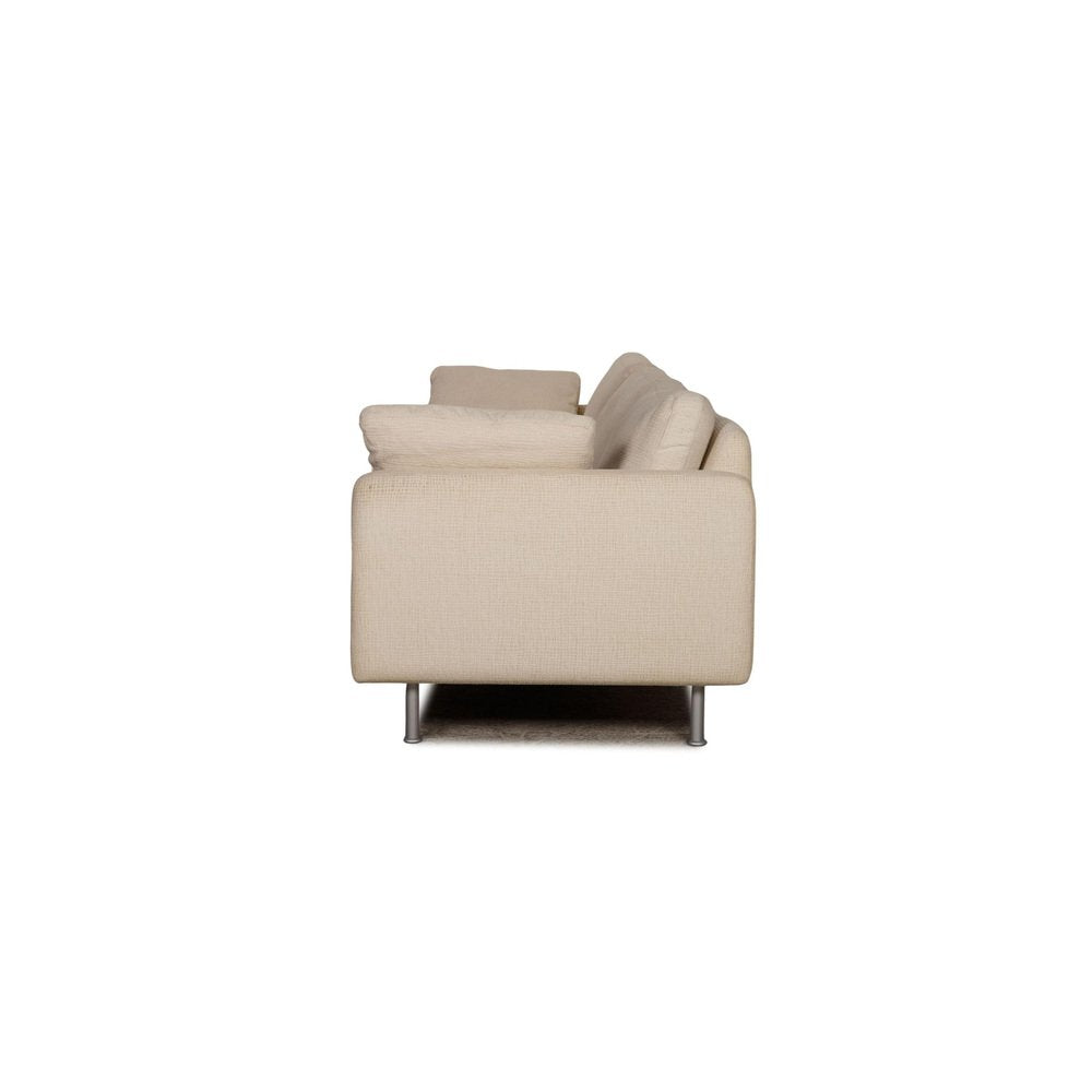 Cream Fabric 3-Seater Conseta Sofa from COR