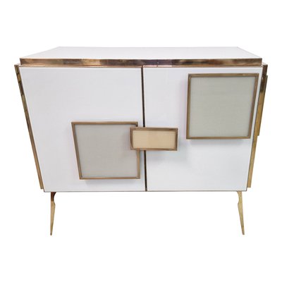 Credenza 2 Glass Doors, 1990s-BEW-1770385