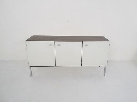 Credenza in Vinyl attributed to Pierre Guariche for Meurop, France, 1960s