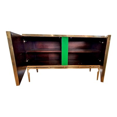 Credenza with 2 Glass Doors, 1990s-BEW-1765163