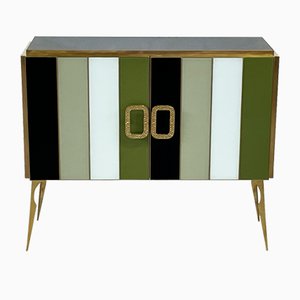 Credenza with Two Doors in Murano Glass, 1980s-BEW-1792485