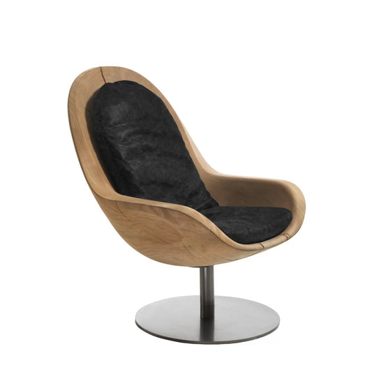 CREUS - Swivel armchair