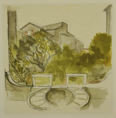 Cricket Palace, Offset by Renato Guttuso, Late 20th Century-ZCI-899525