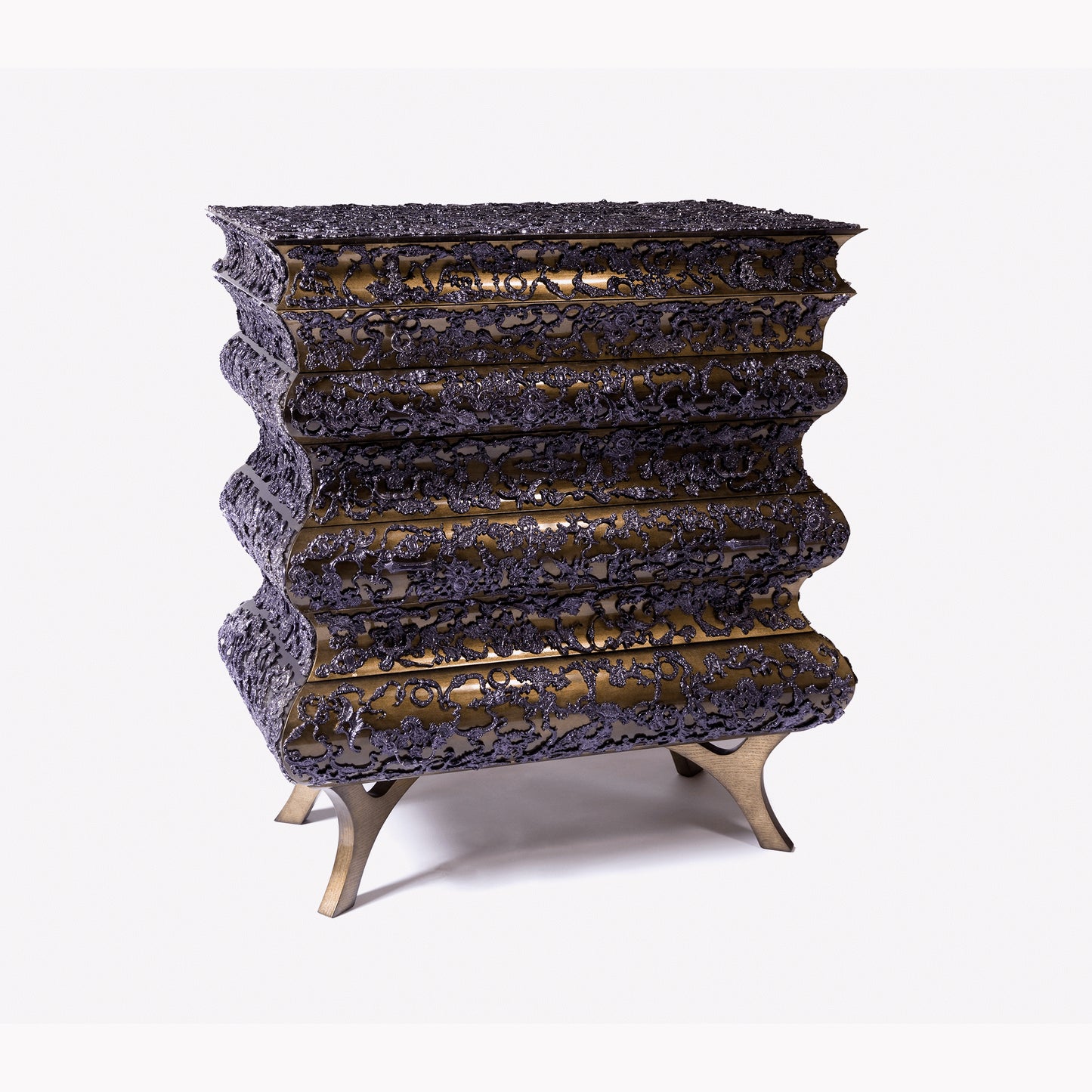 Crochet - Wooden Chest Of Drawers by Boca Do Lobo