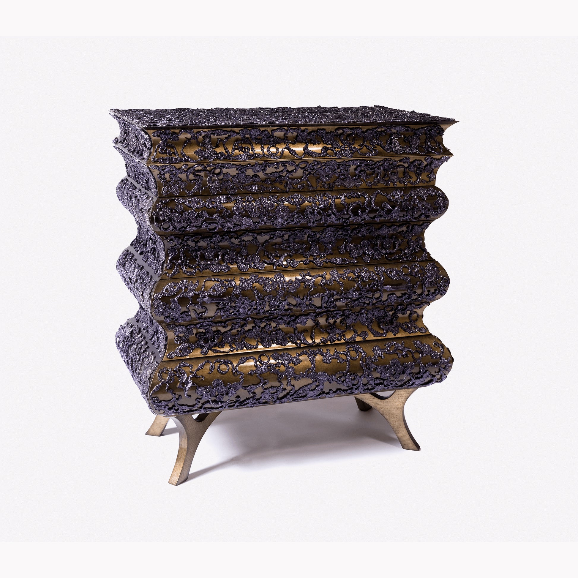 Crochet - Wooden Chest Of Drawers by Boca Do Lobo