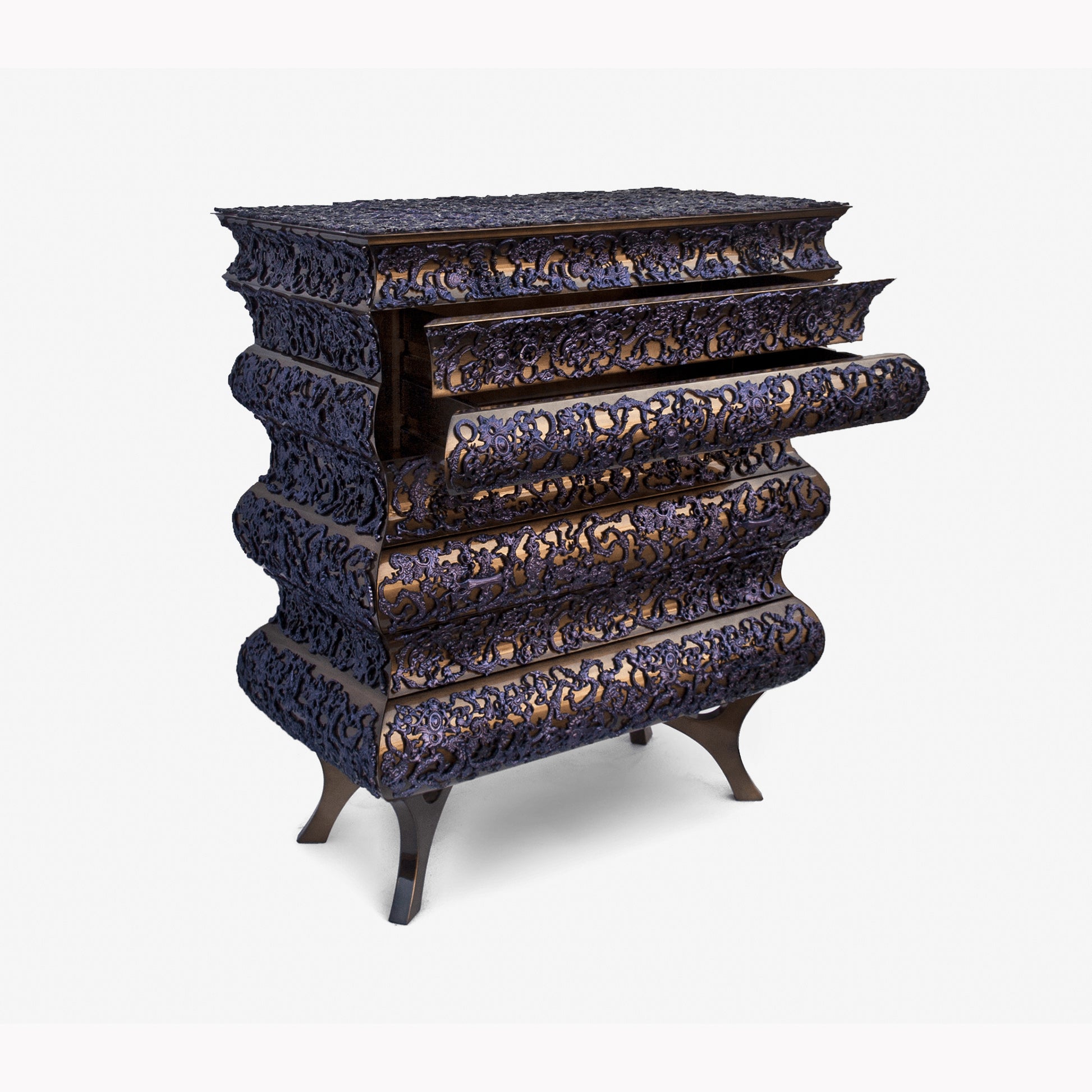 Crochet - Wooden Chest Of Drawers by Boca Do Lobo