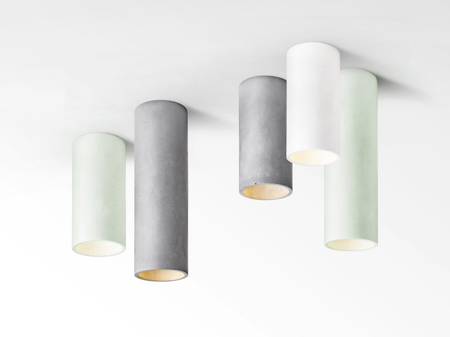 Cromia Ceiling Lamp 13 Cm in Grey from Plato Design