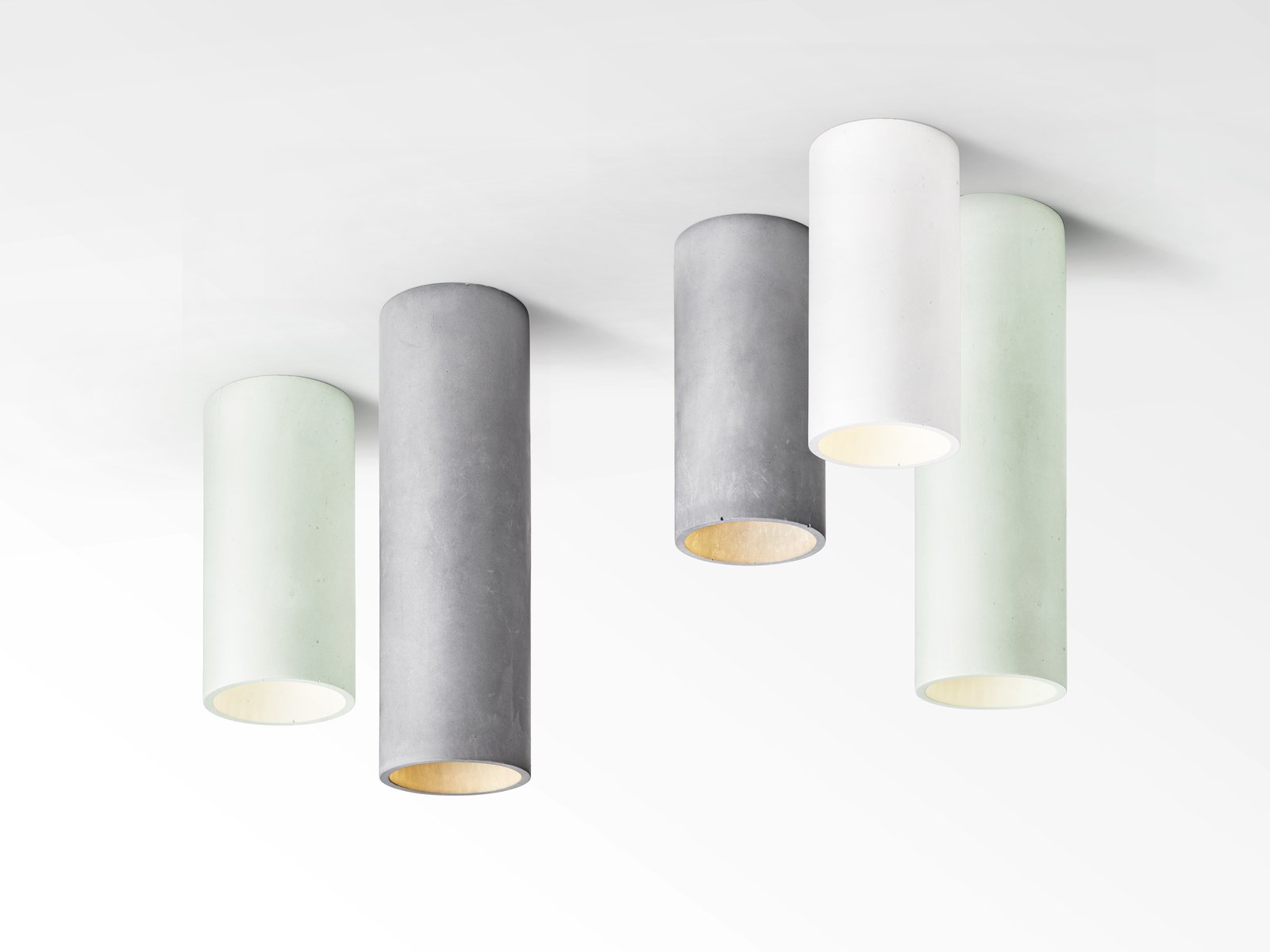 Cromia Ceiling Lamp 13 Cm in White from Plato Design