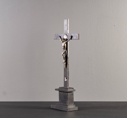 Cross with Jesus Christ, Metal and Wood-VLO-1081780