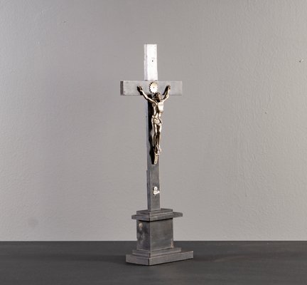 Cross with Jesus Christ, Metal and Wood-VLO-1081780