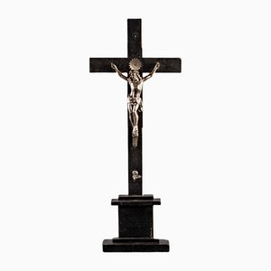 Cross with Jesus Christ, Metal and Wood-VLO-1081780