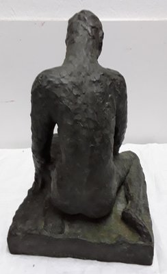 Crouching Male Nude Sculpture by Gustav Hagemann, 1933-HOI-748854