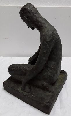 Crouching Male Nude Sculpture by Gustav Hagemann, 1933-HOI-748854