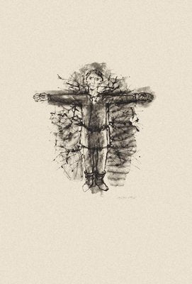 Crucifix - Original Etching by Michel Ciry - 1964 1964-ZCI-758443