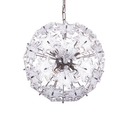 Crystal and Chrome Sputnik Chandelier by Paolo Venini for VeArt, 1960s-DEK-547318