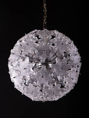 Crystal and Chrome Sputnik Chandelier by Paolo Venini for VeArt, 1960s-DEK-547318