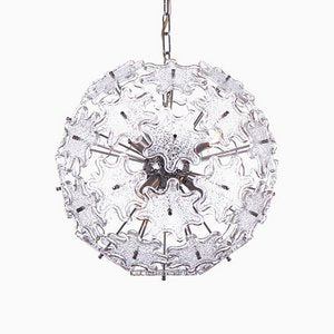 Crystal and Chrome Sputnik Chandelier by Paolo Venini for VeArt, 1960s-DEK-547318