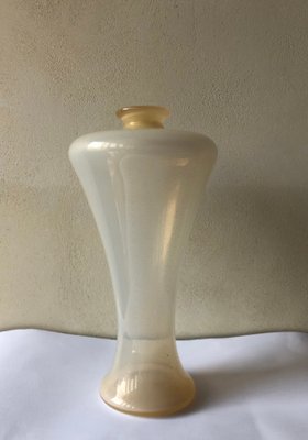 Crystal and Gold Murano Glass Bottle with Cap from Vetreria Anfora, 1986-ECV-655629