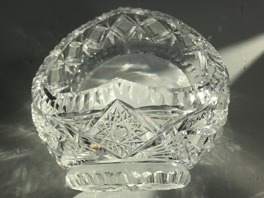 Crystal Basket by A. Jabłoński, 1980s-WQQ-1762866