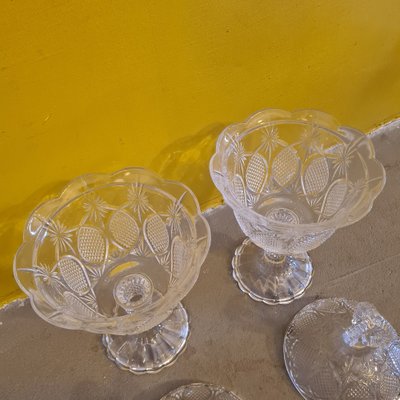 Crystal Bonbonnières from Royal Crystal Rock, Italy, 1980s, Set of 2-VHW-1803180