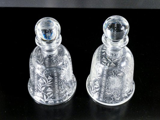 Crystal Bottles from Baccarat, 1940s, Set of 2-OJE-1719736