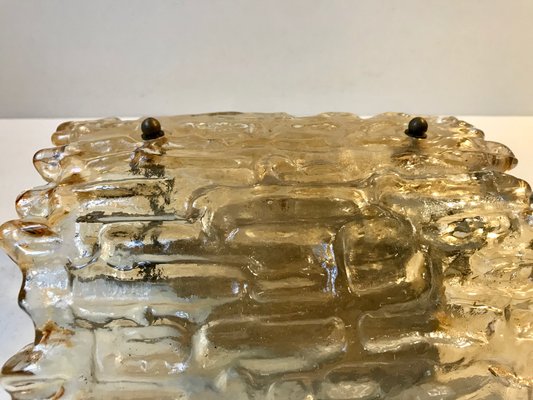 Crystal & Brass Sconce by Carl Fagerlund for Orrefors, 1960s-LCR-883322