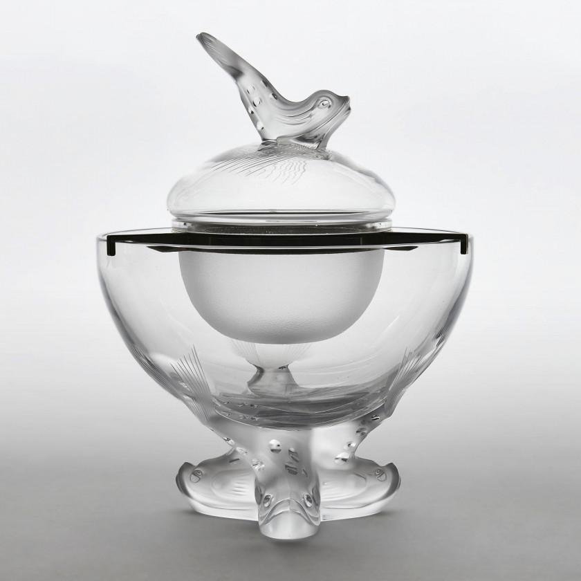 Crystal Caviar Bowl from Lalique