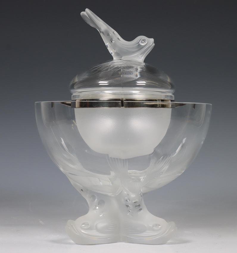 Crystal Caviar Bowl from Lalique