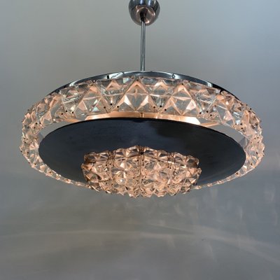 Crystal Ceiling Lamp from Kinkeldey, 1970s-BGP-1765699