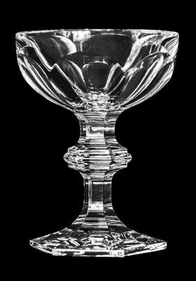 Crystal Champagne Glasses from Baccarat Harcourt, 1841, Set of 6-ZVH-1806293