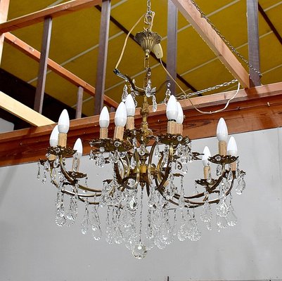 Crystal Chandelier, 1950s-RVK-749201