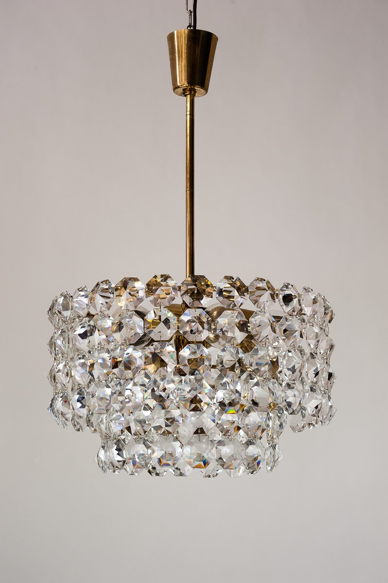 Crystal Chandelier by Bakalowits & Sons, 1960s