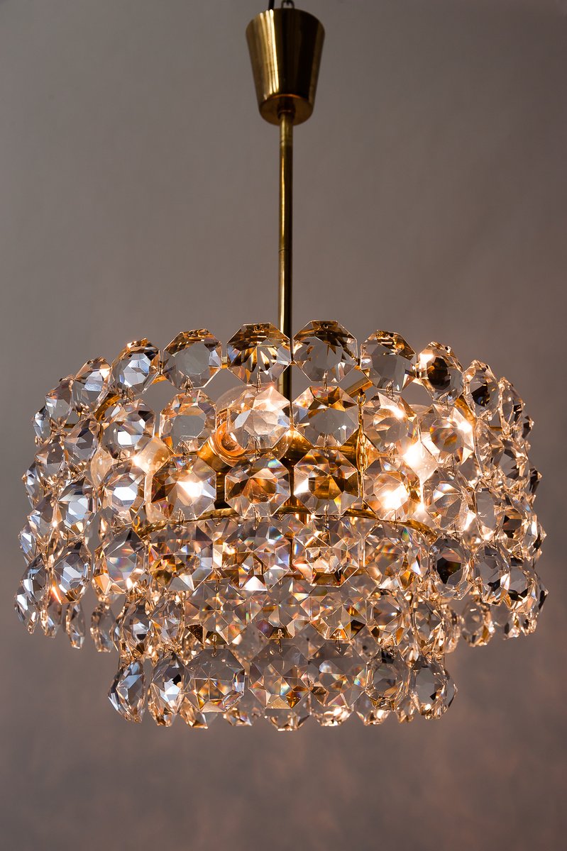 Crystal Chandelier by Bakalowits & Sons, 1960s