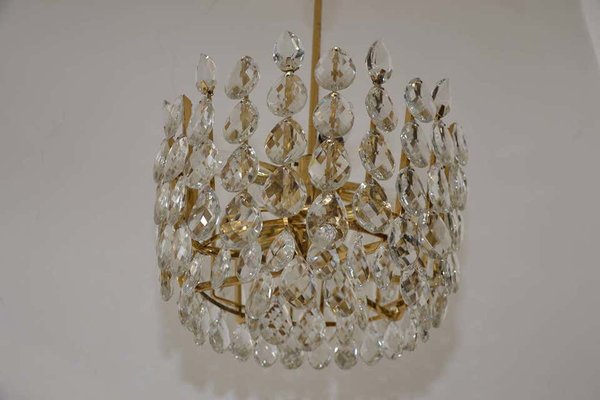 Crystal Chandelier from Bakalowits & Söhne, 1950s-SPD-832749