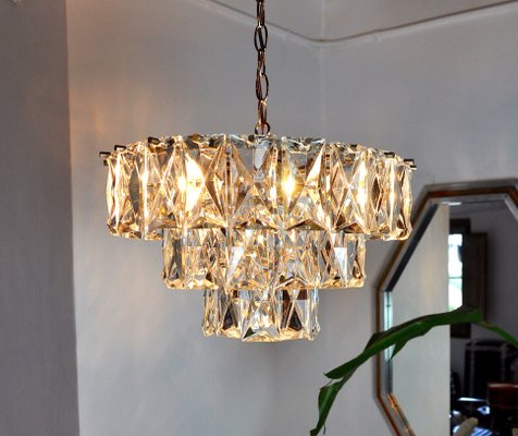 Crystal Chandelier from Kinkeldey, Germany, 1970s-EJE-1373625