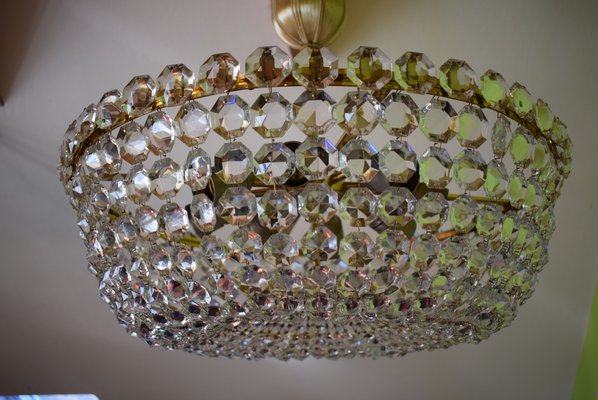 Crystal Chandelier from Lobmeyr, 1950s-VA-589235