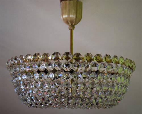 Crystal Chandelier from Lobmeyr, 1950s-VA-589235