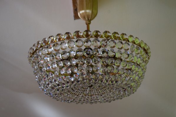 Crystal Chandelier from Lobmeyr, 1950s-VA-589235