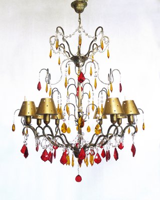 Crystal Chandelier from Residence Accessoires, 1980s-DEK-553575