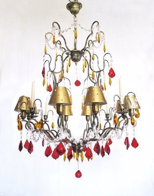 Crystal Chandelier from Residence Accessoires, 1980s-DEK-553575