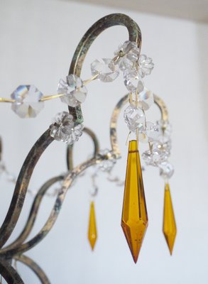 Crystal Chandelier from Residence Accessoires, 1980s-DEK-553575