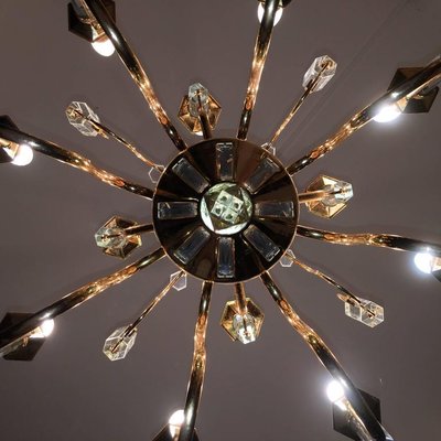 Crystal Chandelier from Sciolari, 1970s-MBH-1032195